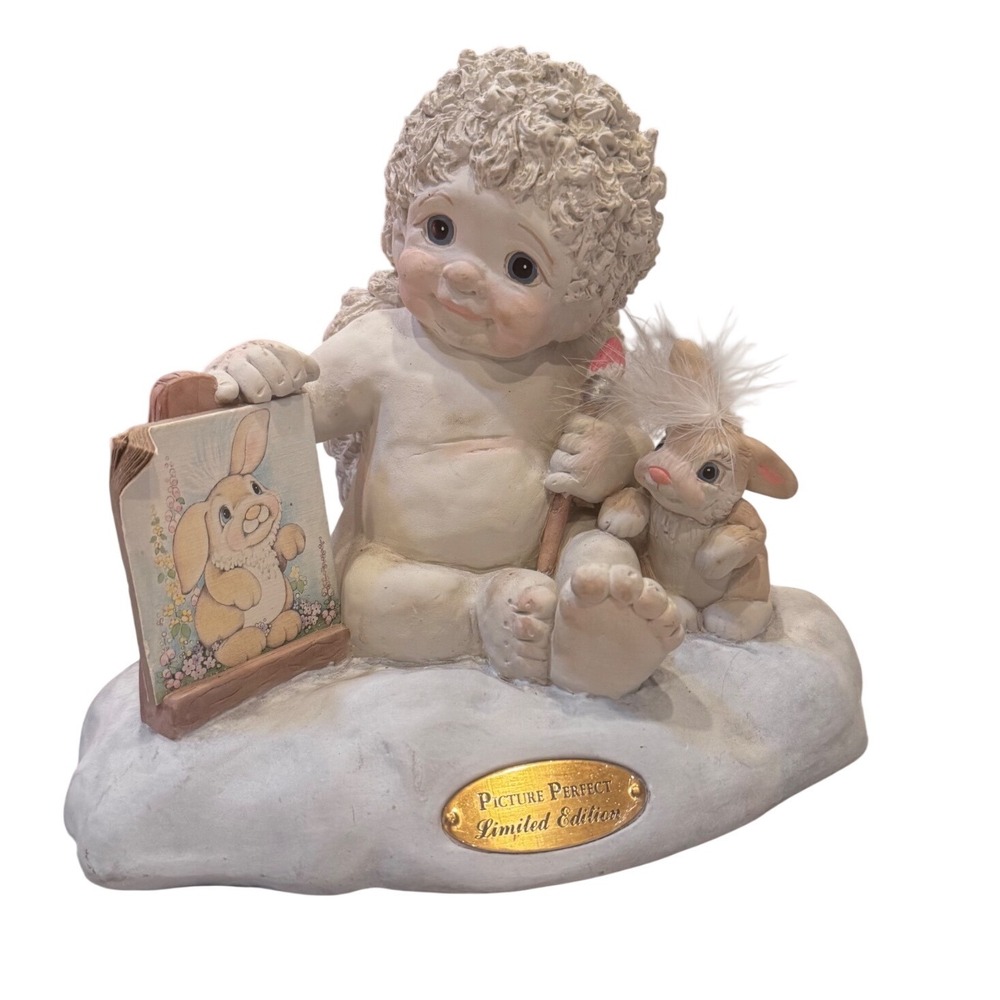 Dreamsicles Picture Perfect Limited Edition Cherub Bunny‎ Cast Art Kristin 1994